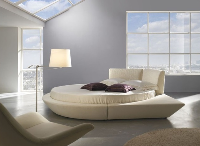 15 Impressive Round Bed Design Ideas - round beds, round bed, round, furniture, design ideas, design idea, design, beds, bed
