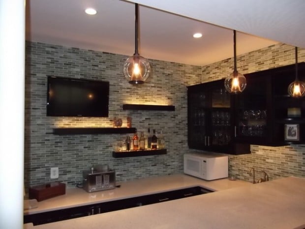 Living Room With Floating Shelves, Floating Shelves Design Ideas