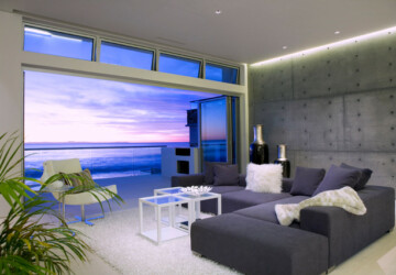 22 Breathtaking Oceanfront Living Rooms - oceanfront, ocean view, ocean, living rooms, Living room, home design, home decor, breathtaking