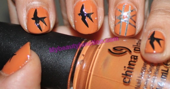 Bourjois-nail-art-kit-review-bird-nail-art-desert-sun-china-glaze-polish (9)