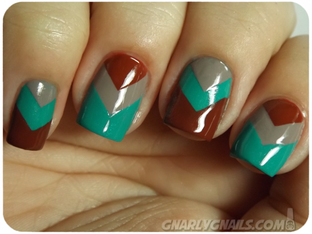 Chevrons-Nail-Designs-in-18-Beautiful-and-Elegant-Ideas-1