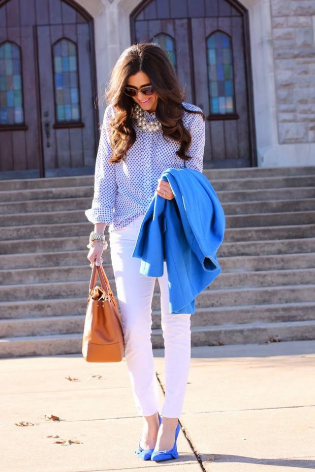 Electric Blue Shoes for Stylish and Chic Look- 15 Inspiring Outfit Ideas