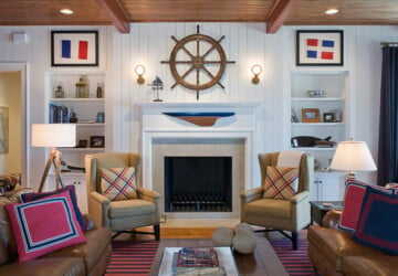 Create Your Own Paradise: 18 Nautical Living Room Ideas - Nautical Interior Design Ideas, Nautical Interior, nautical, living rooms, Living room, home decoration, Home Decorating, home decor, home