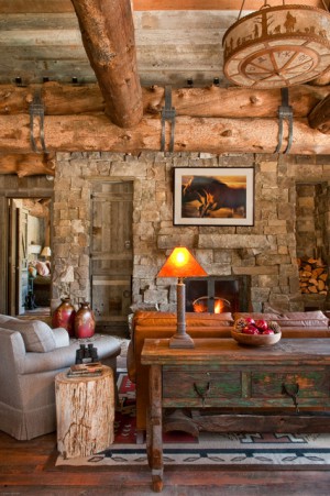 21 Rustic Log Cabin Interior Design Ideas