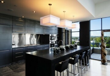 19 Elegant Dark Kitchen Design Ideas - kitchens, kitchen designs, kitchen design, kitchen, home design, home, Elegant, dark kitchens, dark kitchen, dark, black kitchens, black kitchen, Black