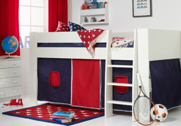 Design Guide for Durable Kids’ Rooms - study and play, storage solutions, midsleeper bunks, kids room, home decor, changeable decor