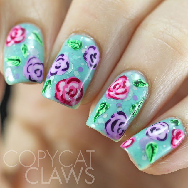Roses on Your Nails 16 Adorable Floral Nail Art Ideas