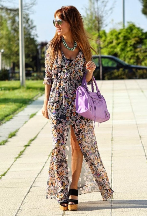 17 Amazing Maxi Dress Outfit Ideas for Summer Days