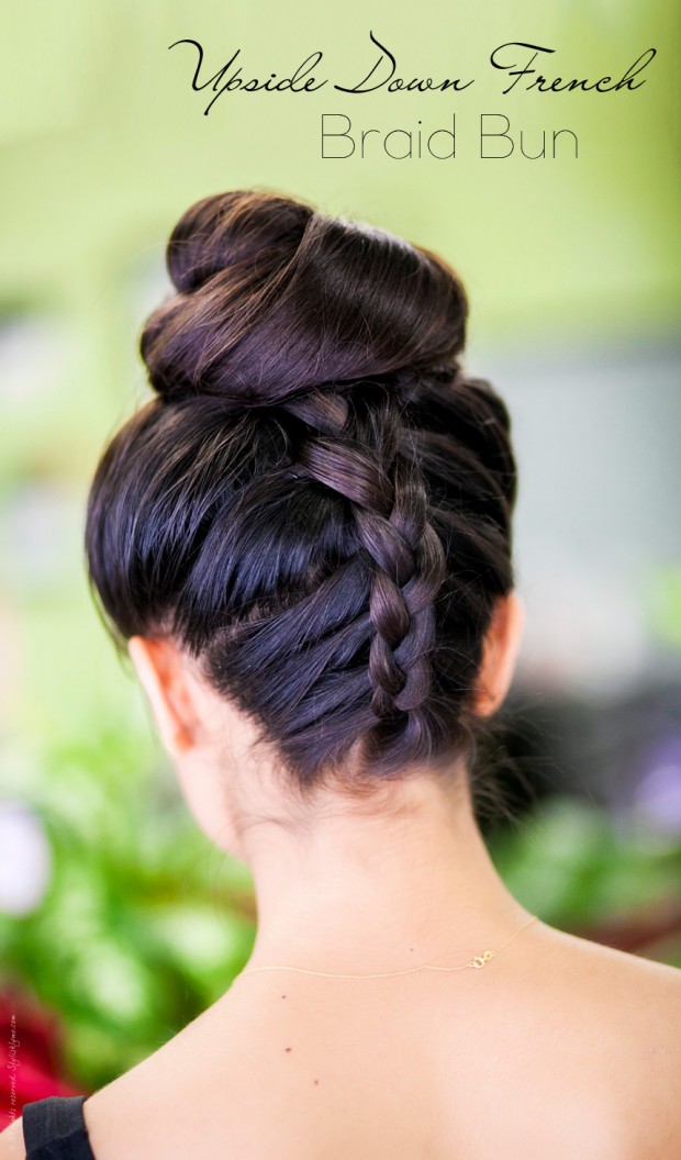 upside-down-french-braid-bun-tutorial