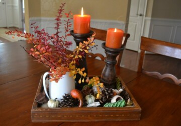 17 Beautiful DIY Fall Centerpieces - Projects, project, fall centerpiece, Fall, diy, crafts, craft, Centerpiece, autumn