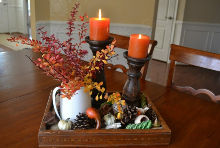 17 Beautiful DIY Fall Centerpieces 17 Beautiful DIY Fall Centerpieces - Projects, project, fall centerpiece, Fall, diy, crafts, craft, Centerpiece, autumn