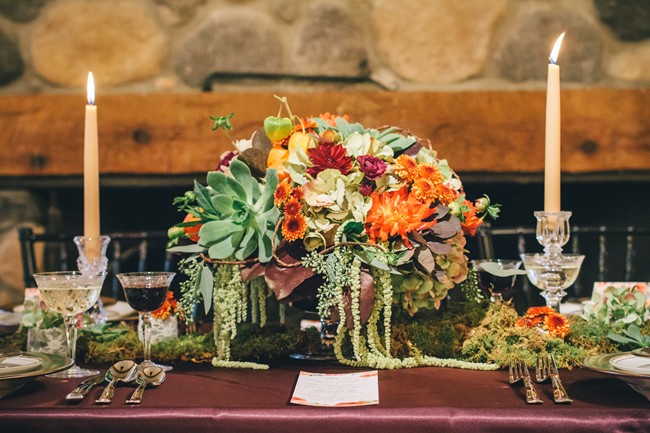 15 Incredible Fall Wedding Floral Table Arrangements 15 Incredible Fall Wedding Floral Table Arrangements - wedding table, wedding decor, floral wedding decor, floral arrangement, fall wedding theme, fall wedding, fall floral wedding decor