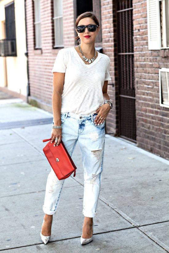 17 Genius Ways How to Style Ripped Boyfriend Jeans