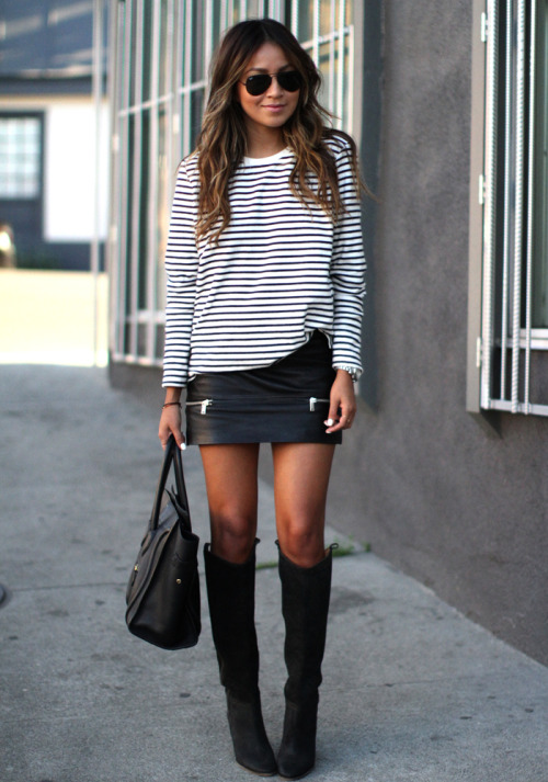 20 Stylish Ways to Wear Stripes from Now Through Fall - Style Motivation