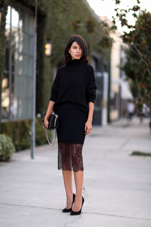 fall pencil skirt outfits