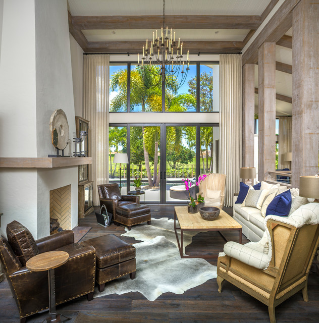 15 Glass Wall Living Room Ideas for All Nature Lovers