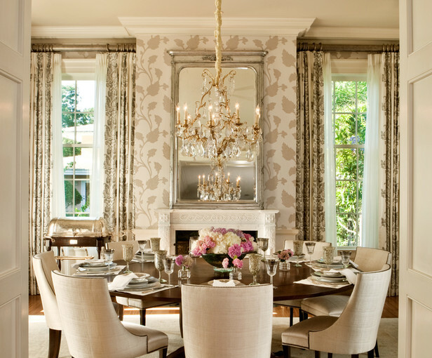 24 Elegant Round Dining Table Design Ideas - table, round table, round dining tables, round dining table, round, home decor, home, Elegant, dining, dinging room, designs, design ideas, design idea, design, decorating idea, decorating