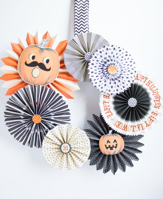 diy halloween wreath (9)