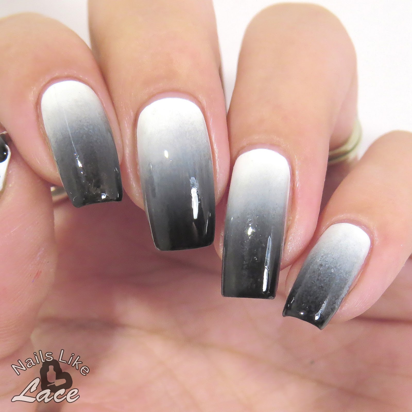 20 Beautiful Black and White Nail Art Ideas