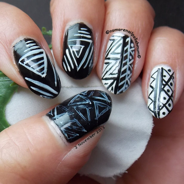 20 Beautiful Black and White Nail Art Ideas - Style Motivation