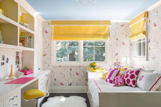 timorous-beasties-butterflies-wallpaper-pink-and-yellow-girl-bedroom