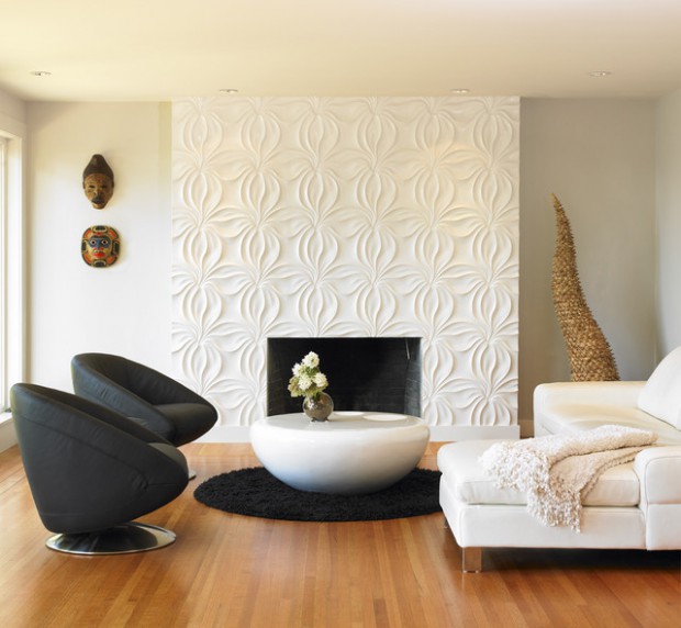 19 Textured Wall Designs Perfect For Your Living Room - Wall Texture Images For Drawing Room