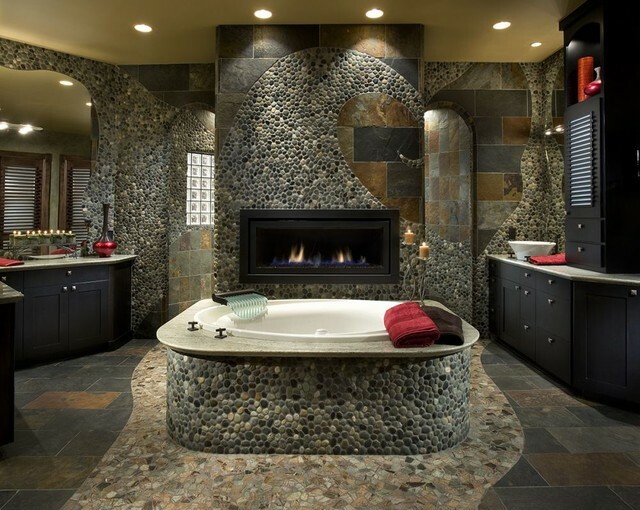 How To Use River Rock Tile in Bathroom Design: 19 Great Ideas How To Use River Rock Tile in Bathroom Design: 19 Great Ideas - rock, riverrock, river rock bathroom ideas, river rock bathroom idea, river rock, river, home design, home, design, decorating, decor, bathrooms, bathroom ideas, bathroom designs, bathroom design, bathroom