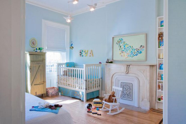 blue-boy-nursery-guest-room-blue-tree-crib-bedding