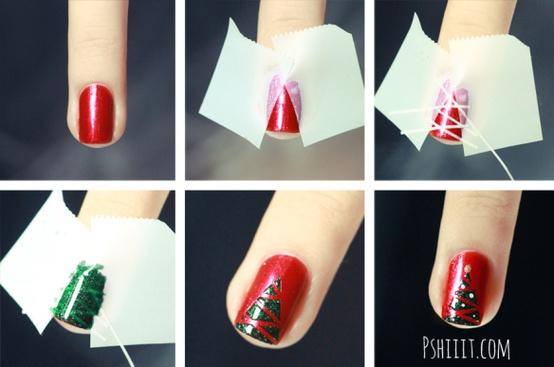 diy christmas nails (11)