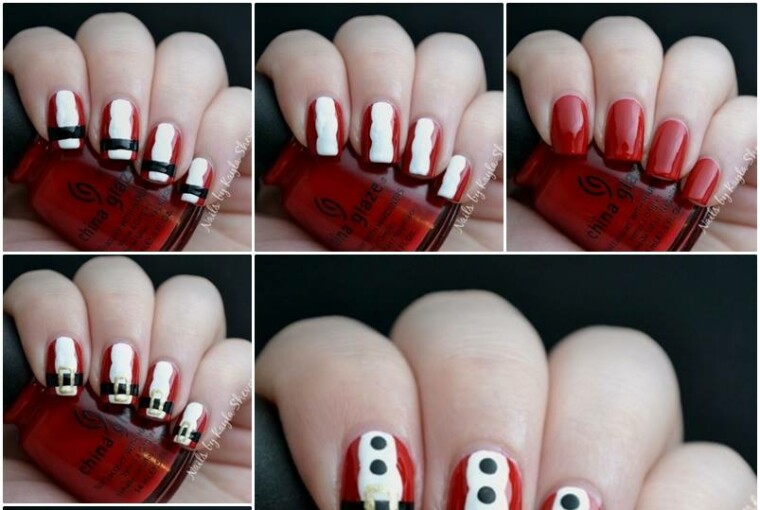 16 Creative and Easy DIY Christmas Nail Art Ideas and Tutorials 16 Creative and Easy DIY Christmas Nail Art Ideas and Tutorials - nail art tutorials, nail art ideas, diy nails, diy Christmas nails, Christmas nails, Christmas nail tutorials, Christmas nail design