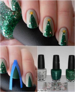 16 Creative and Easy DIY Christmas Nail Art Ideas and Tutorials