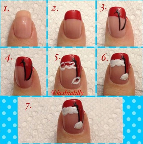 diy christmas nails (6)