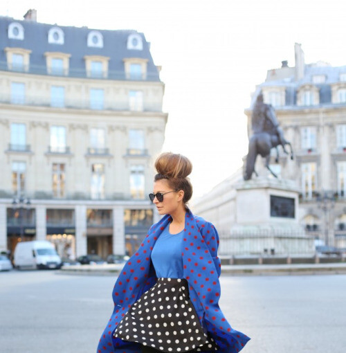 Dots for Cute Look: 18 Great Winter Outfit Ideas Dots for Cute Look: 18 Great Winter Outfit Ideas - winter outfit ideas, winter dots outfit ideas, dots outfit ideas, Dots