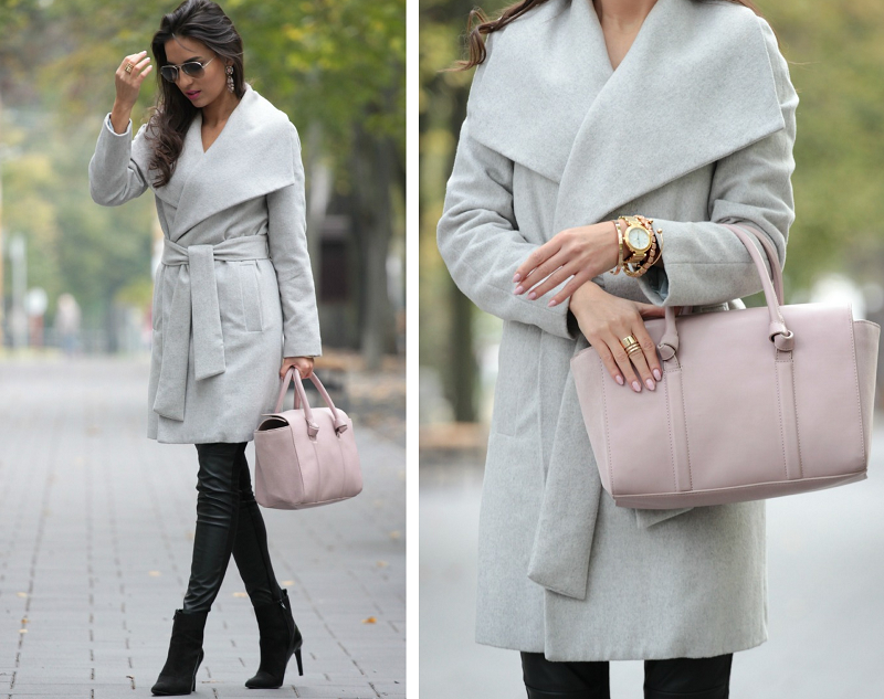 17 Stylish Outfit Ideas with Grey Coat Perfect for This Season
