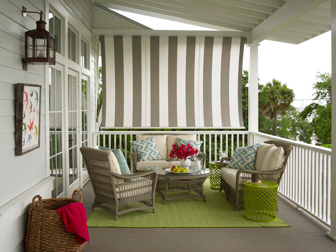15 Ideas for Warm and Welcoming Porches Decorated with Bright Color Details - porch ideas, porch design, porch decor, cozy porch, bright colors porch, bright colors