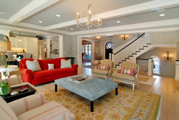 How To Furnish A Living Room With A Red Sofa 16 Stylish Ideas