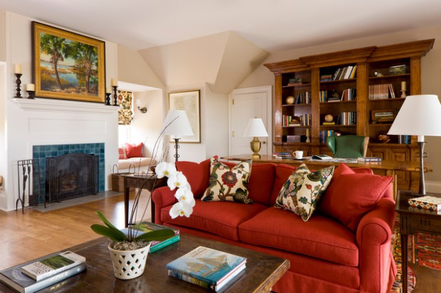 How To Furnish A Living Room With A Red Sofa 16 Stylish Ideas