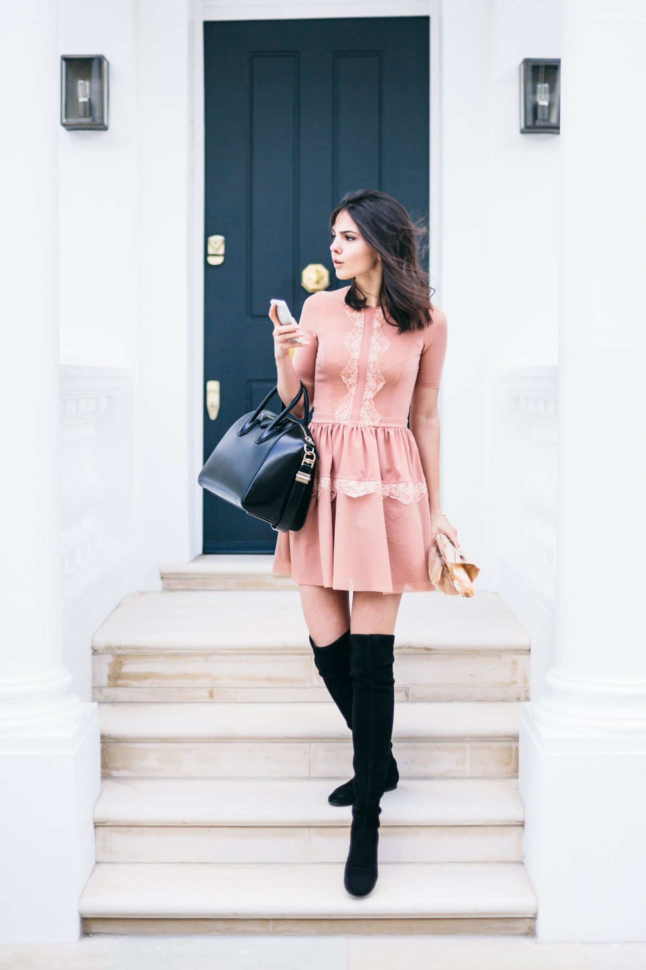 how to wear over the knee suede boots