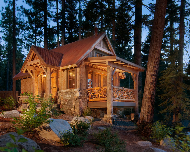 20 Amazing Wooden Mountain Cabin Exterior Designs - rustic mountain house, mountain cabin exterior, mountain cabin, exterior design, Cozy Cabins