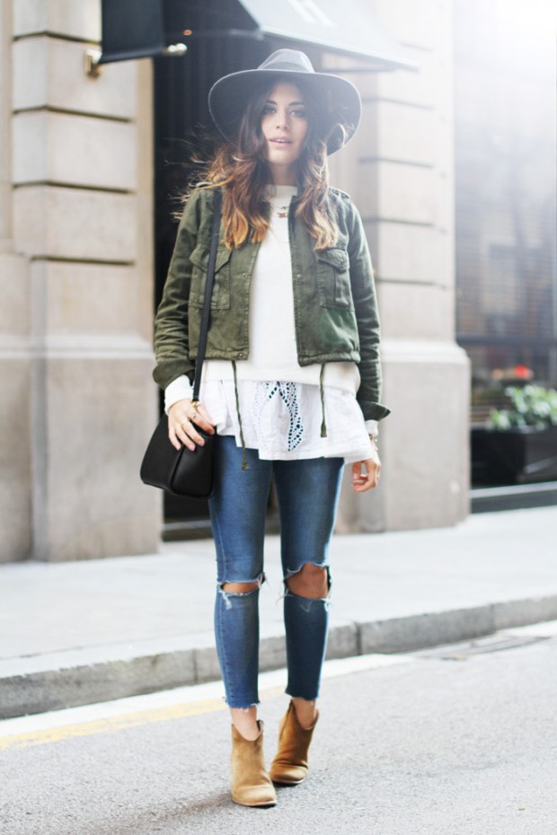 Stay Warm and Stylish: 18 Cargo Jacket Outfit Ideas