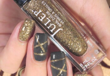 Grey and Gold - Perfect Combination for Gorgeous Nail Art - nail art ideas, grey nail polish, grey nail art ideas, grey and gold nail art, grey and gold, gold nails