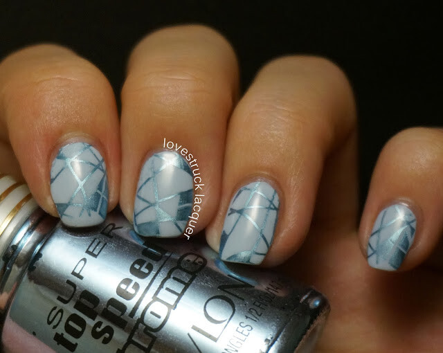 Shattered Glass Manicures- 15 Creative DIY Nail Art Ideas - Shattered Glass Manicures, nail designs, nail art ideas, diy nails
