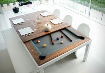 Have Dinner and Play Pool at the Same Time! - pool, Dinner, Billiards