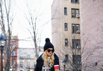 18 Stylish Ways To Wear Beanie Hat This Winter - winter street style, winter outfit ideas, outfit with beanie, how to wear, how to style, beanie outfit ideas, beanie