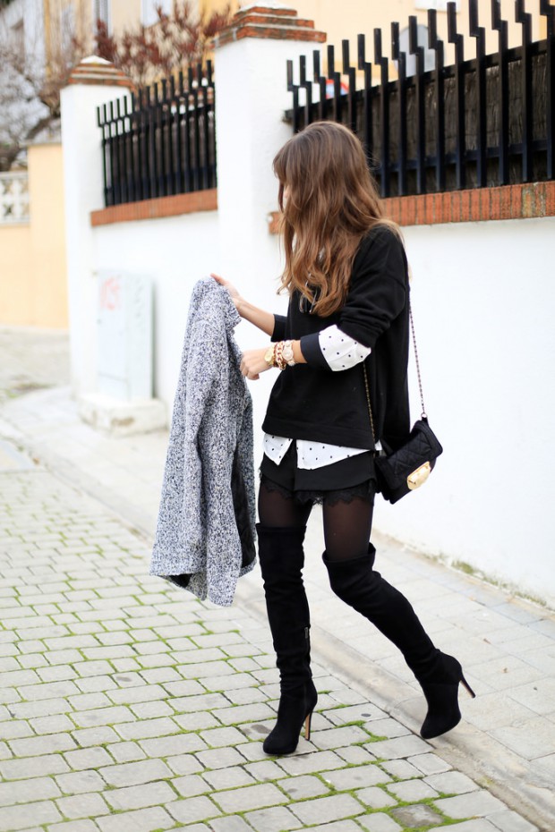 20 Stylish Ways to Style Back Tights for Perfect Winter Outfit