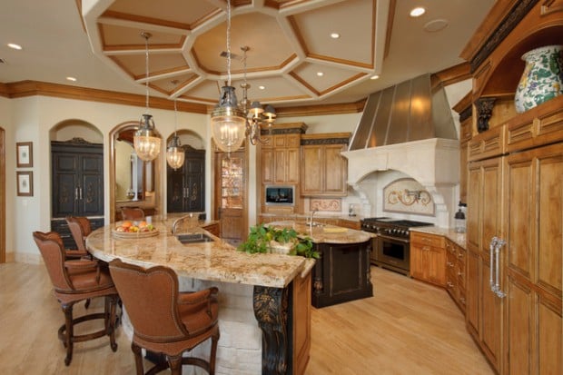 20 Divine Curved Kitchen Designs