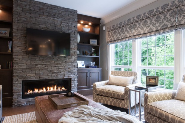 17 Divine Stone Wall Ideas For Your Living Room