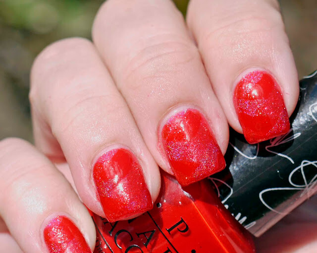 18 Creative Unique Red Nail Art Ideas - red nail polish, red nail art, red, nail art ideas