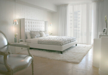 16 Gorgeous White Bedroom Design Ideas - white decor, elegant bedroom, bedroom design ideas, all white bedroom, all white