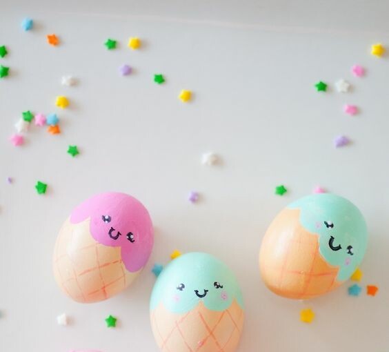 17 Great DIY Easter Egg Decorating Ideas for Kids - diy Easter eggs decoration, diy Easter